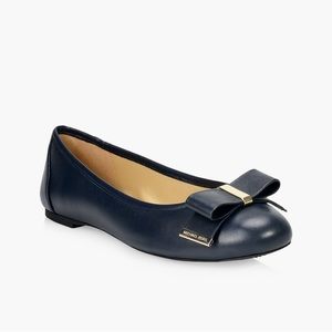 MICHAEL Michael Kors Navy Flats with Bow